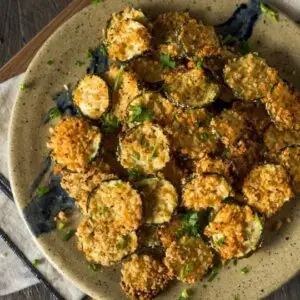 Zucchini Chips With Cajun Dip