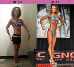 Jen - Winning first fitness competition